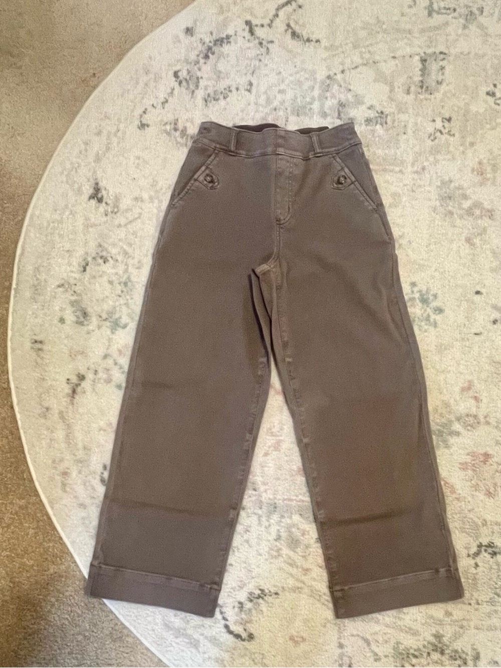 NWOT SPANX Taupe Straight-Leg Pants